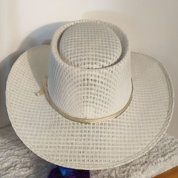 Hecho En Mexico Straw Woman's Western Hat - Picture 3 of 7